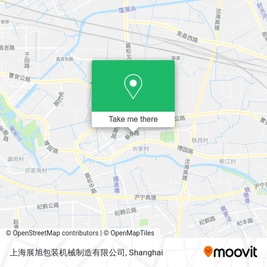 上海展旭包装机械制造有限公司 map