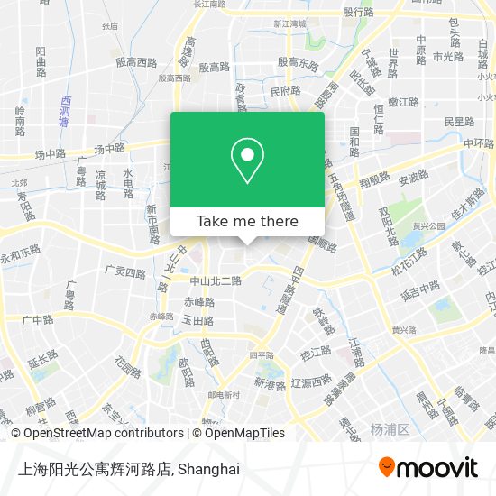 上海阳光公寓辉河路店 map