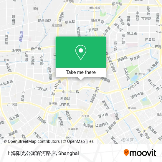 上海阳光公寓辉河路店 map