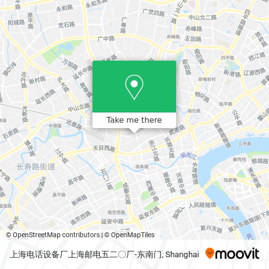 上海电话设备厂上海邮电五二〇厂-东南门 map