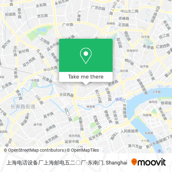 上海电话设备厂上海邮电五二〇厂-东南门 map