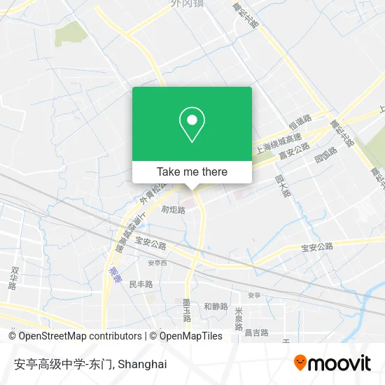 安亭高级中学-东门 map