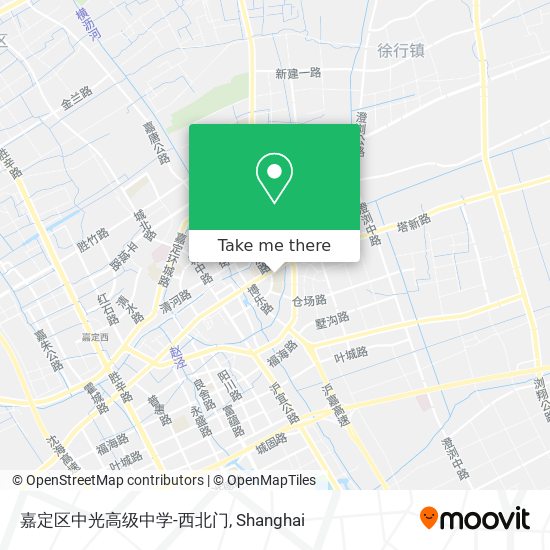 嘉定区中光高级中学-西北门 map