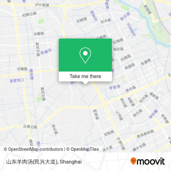 山东羊肉汤(民兴大道) map