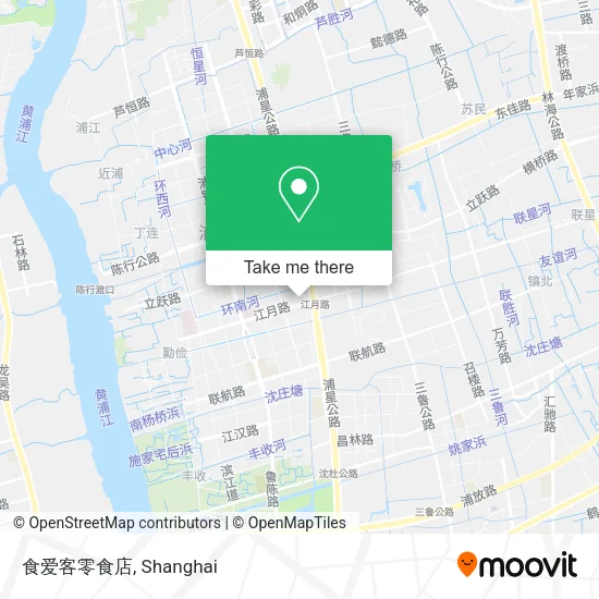 食爱客零食店 map