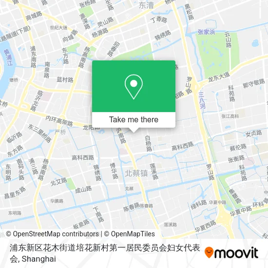 浦东新区花木街道培花新村第一居民委员会妇女代表会 map