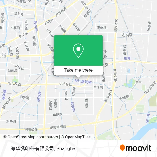 上海华绣印务有限公司 map