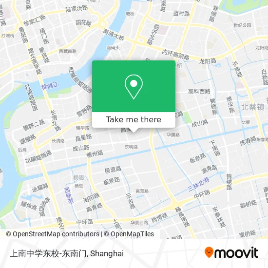上南中学东校-东南门 map