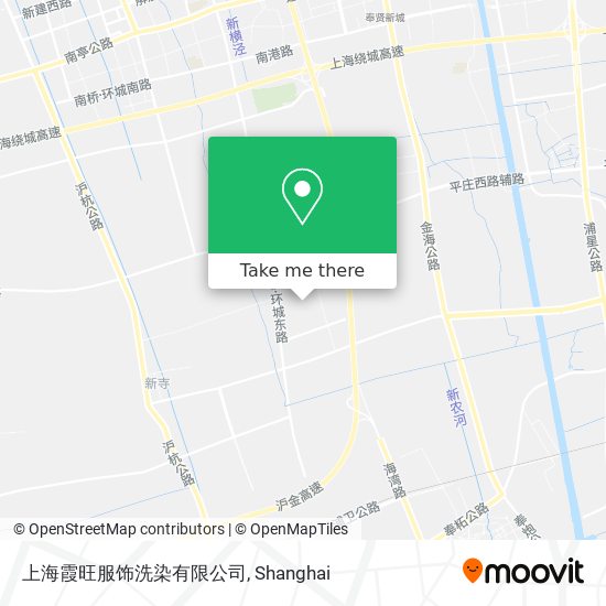 上海霞旺服饰洗染有限公司 map