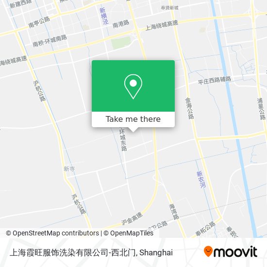 上海霞旺服饰洗染有限公司-西北门 map