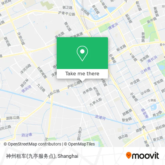 神州租车(九亭服务点) map