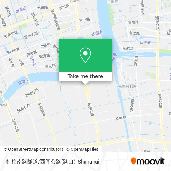 虹梅南路隧道/西闸公路(路口) map
