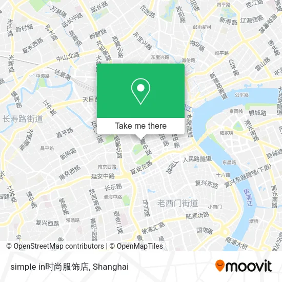 simple in时尚服饰店 map