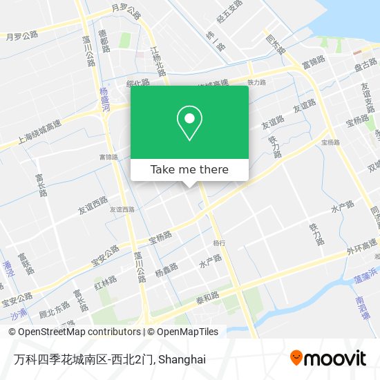 万科四季花城南区-西北2门 map