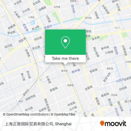 上海正敦国际贸易有限公司 map