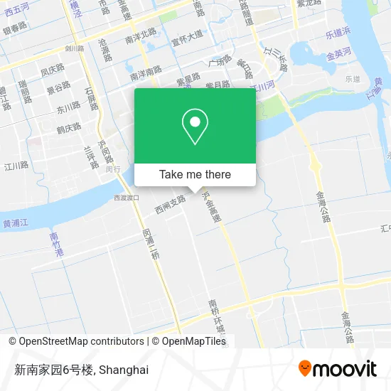 新南家园6号楼 map