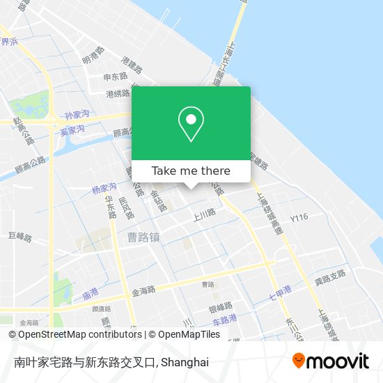 南叶家宅路与新东路交叉口 map