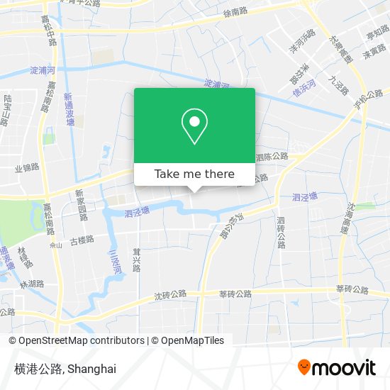 横港公路 map
