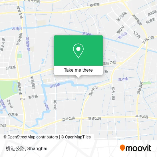 横港公路 map