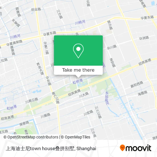 上海迪士尼town house叠拼别墅 map