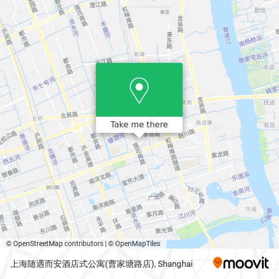 上海随遇而安酒店式公寓(曹家塘路店) map
