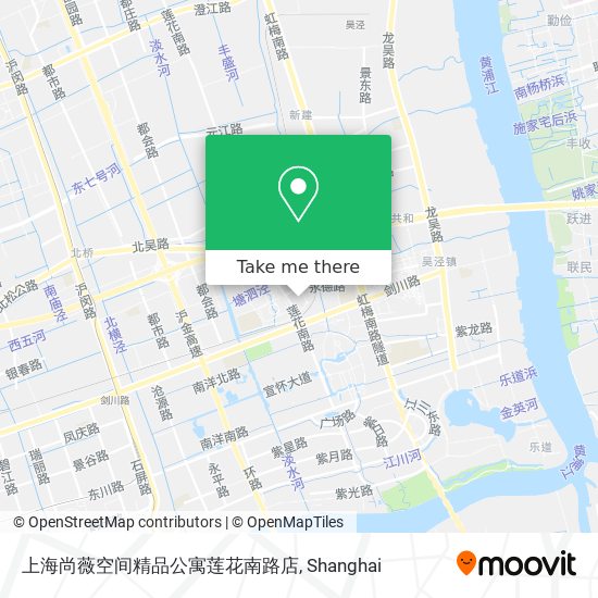上海尚薇空间精品公寓莲花南路店 map