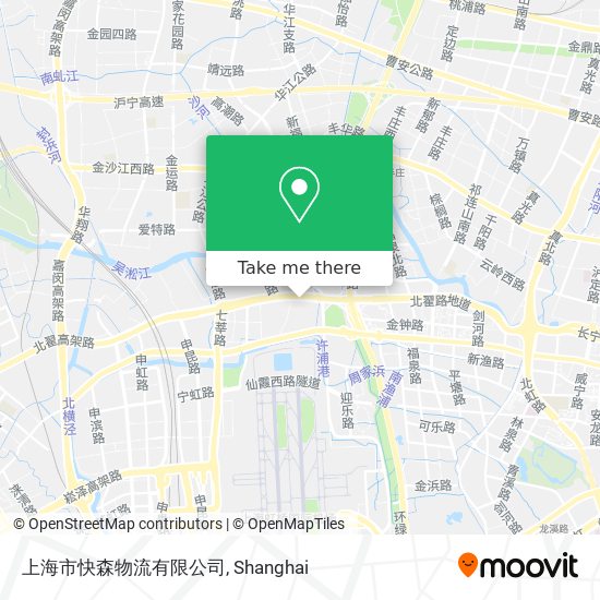 上海市快森物流有限公司 map