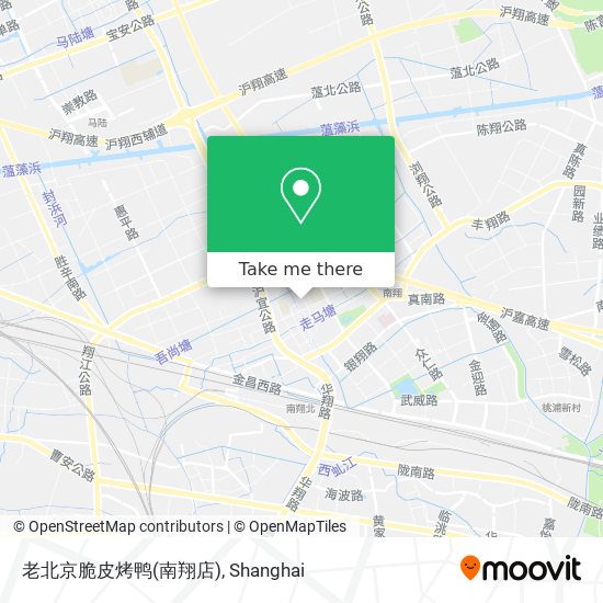 老北京脆皮烤鸭(南翔店) map