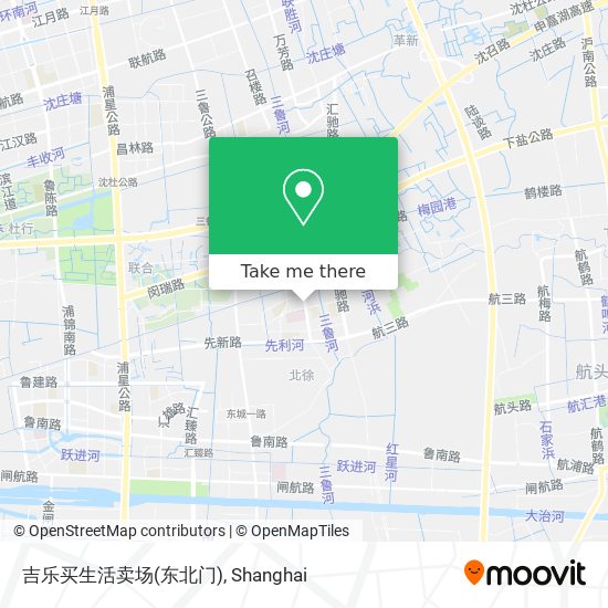 吉乐买生活卖场(东北门) map
