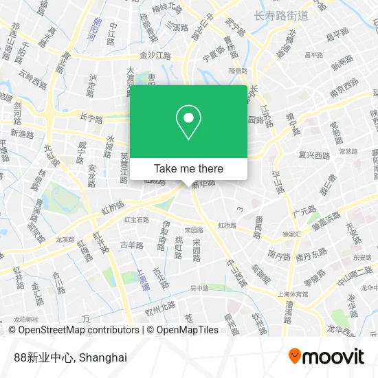 88新业中心 map