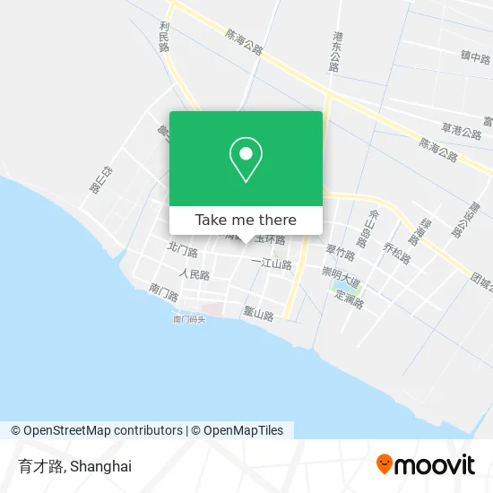 育才路 map