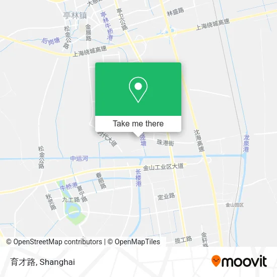 育才路 map