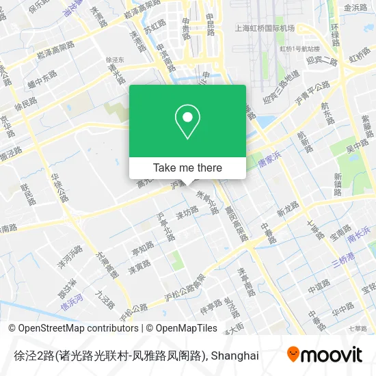 徐泾2路(诸光路光联村-凤雅路凤阁路) map