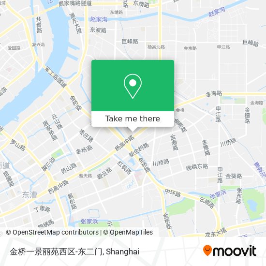 金桥一景丽苑西区-东二门 map