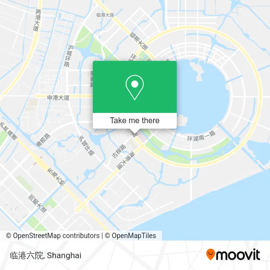 临港六院 map