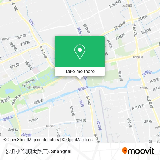 沙县小吃(顾太路店) map