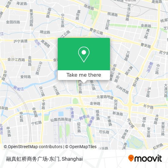融真虹桥商务广场-东门 map