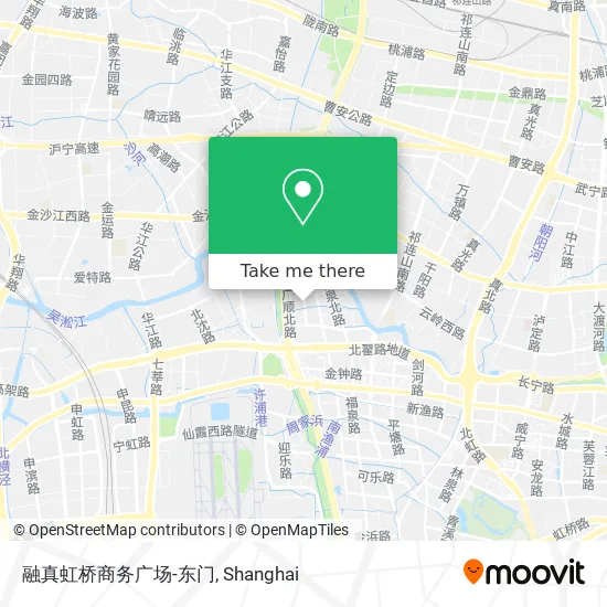 融真虹桥商务广场-东门 map