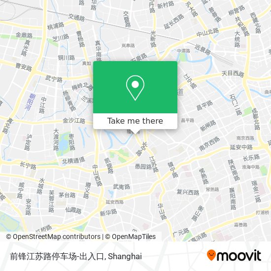 前锋江苏路停车场-出入口 map