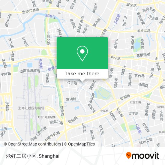 淞虹二居小区 map