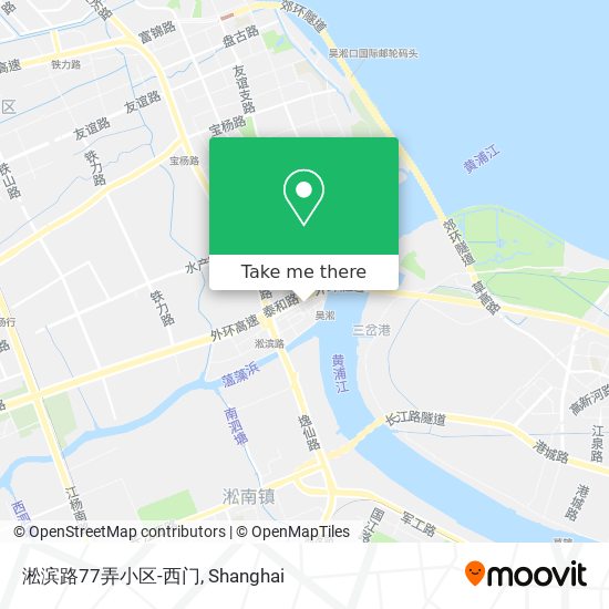 淞滨路77弄小区-西门 map