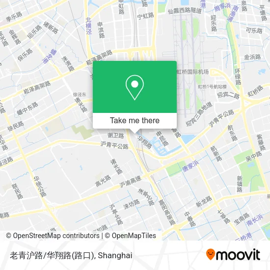 老青沪路/华翔路(路口) map