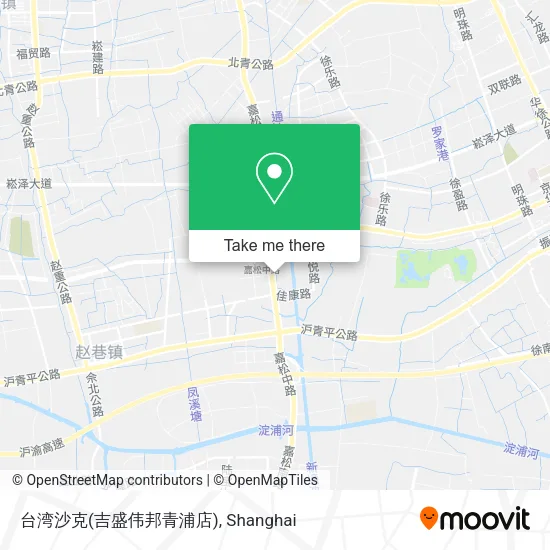 台湾沙克(吉盛伟邦青浦店) map