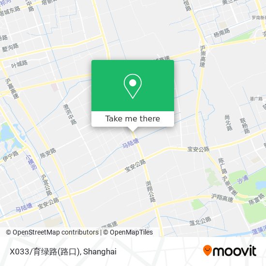 X033/育绿路(路口) map