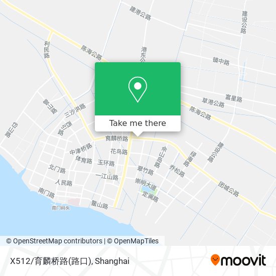 X512/育麟桥路(路口) map