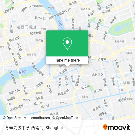 育辛高级中学-西南门 map
