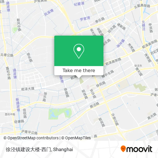 徐泾镇建设大楼-西门 map