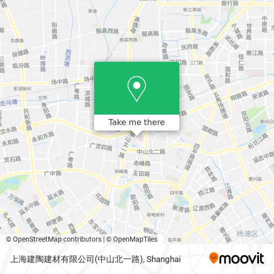 上海建陶建材有限公司(中山北一路) map