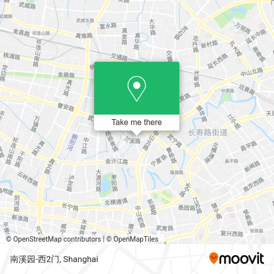 南溪园-西2门 map