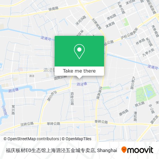 福庆板材E0生态馆上海泗泾五金城专卖店 map
